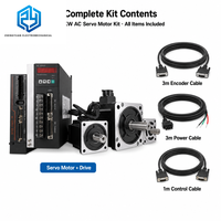 Kit de moteur servo AC ZHENGYUAN 3.8KW 130 Frame 220V 15Nm 2500RPM avec commande RS485 et ports d'entrée/sortie d'impulsions CE RoHS