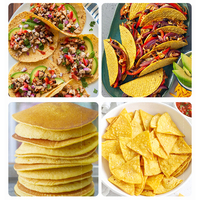 Tortilla à la farine commerciale faisant la machine Machine à tacos Machine à pain plat Machine à tortilla
