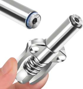 Boquilla de engrase de alta presión con doble agarre tipo abrazadera, boquilla plana eléctrica neumática para máquina de engrase - Product Image 6