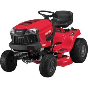 Tondeuse autoportée à essence Craftsman 36 pouces, 11,5 CV, pour moteur monocylindre Briggs & Stratton, tracteur de pelouse 7 vitesses, max. 1000 mm, rouge, 18 pouces - Product Image 5
