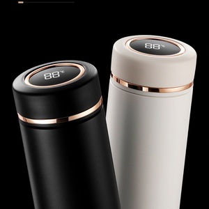 Wholesale Smart Drinkware Reminder Water <b>Bottle</b> with LED Temperature Display Tea Infuser Lids - Product Image 2