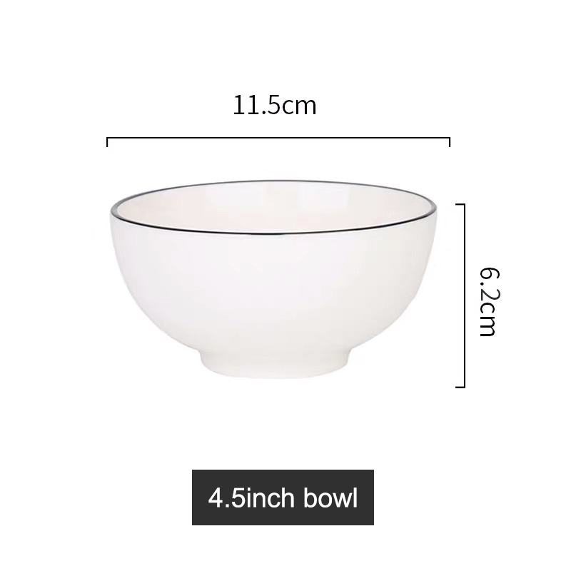 Tazón de 4,5 pulgadas blanco