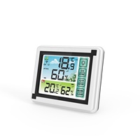 Station météo numérique sans fil, hygromètre intérieur/extérieur, thermomètre, prévisions météorologiques avec émetteur à distance