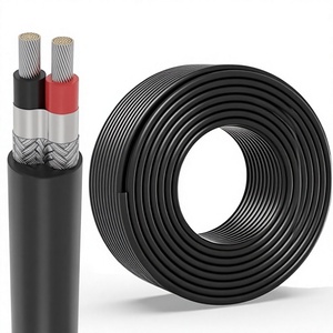 สายไฟหุ้มฉนวน PVC แบบมีชีลด์ 2 แกน ขนาด 18 AWG ยาว 50 ฟุต มาตรฐาน UL2464 250V ทองแดงเคลือบดีบุก สำหรับมอเตอร์ CNC VFD สปินเดิล สเต็ปเปอร์มอเตอร์ เครื่องพิมพ์ 3 มิติ - Product Image 3