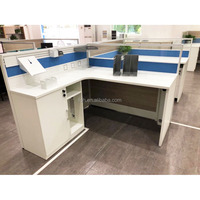 Aluminum Leg Adjustable Flexible Office Partition Design Low Partition Modern Minimalist Style Commercial Use (FOH8C-0103)