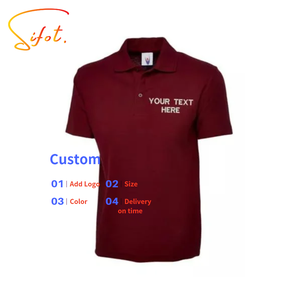 Sifot vente en gros nouveau Style polynésien imprimé Tribal hommes rouge surdimensionné à manches courtes Anti-rides tricoté Golf pour chemises personnalisées - Product Image 1