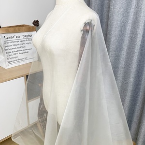 Vải <span class=keywords><strong>Organza</strong></span> tơ tằm 100% màu ngà, khổ 6mm/8mm/10mm, bán buôn, dùng may váy cưới, vải trơn nhuộm, đồ gia dụng, đồ ngủ cho bé gái, chất liệu dệt - Product Image 3