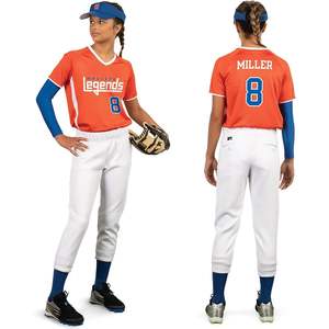 Pantalones de Softbol Flexstretch Personalizados para Niñas, Talla Juvenil, ¡Ajuste Definitivo para Yoga! Listo para Fastpitch y Béisbol: Cómodo y Elegante - Product Image 6