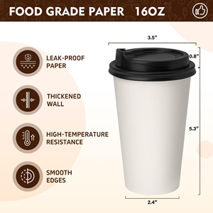 Gobelet à emporter personnalisé en carton ondulé double paroi biodégradable pour le thé et le café, idéal pour les compagnies aériennes - Product Image 2