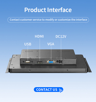 Écran plat étanche 8 11.6 12.1 13.3 15.6 18.5 21.5 23.8 32 pouces moniteur capacitif à écran tactile pour l'industrie