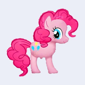Ballon en aluminium jetable My Little Pony 92x104cm, décoration de fête, lot de 2 par Party Love - Product Image 1