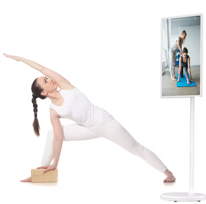 23.6 pollici portatile Mobile Stand Smart Tv chiosco Video lettore <span class=keywords><strong>Android</strong></span> Touch Screen Display senza fili con ruote - Product Image 2