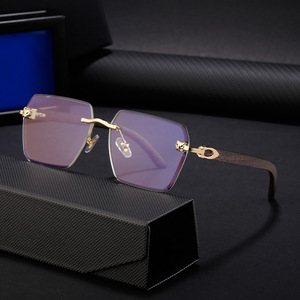 YTSLM3064 2024 Diseñador personalizado Marca Gafas de sol sin montura UV400 Solar Anti-radiación Gafas de sol polarizadas para hombres Aleación de conducción - Product Image 4