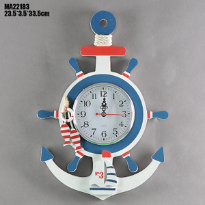 HOYE Đồng Hồ Treo Tường Địa Trung Hải Bằng Gỗ Bán Chạy Hàng Thủ Công Khung Ảnh Tặng Quà - Product Image 3