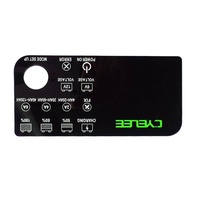 Deson Customized PC Front Label Ms Adhesive Matte Polycarbonate Panel Sticker