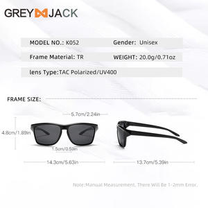 Lunettes de soleil Grey Jack K052, monture TR90, verres TAC, polarisées UV400, vision nocturne, unisexe, pour la conduite en extérieur, type 3 - Product Image 3
