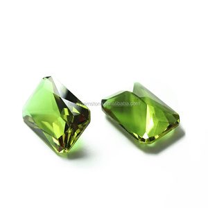 Hình Chữ Nhật Cắt Góc Thổ Nhĩ Kỳ Diaspore Zultanites Màu Xanh Lá Cây Vàng Cubic Zirconia Lỏng Đá Baguette Cắt Đá Quý Màu Sắc Thay Đổi <span class=keywords><strong>CZ</strong></span> - Product Image 6
