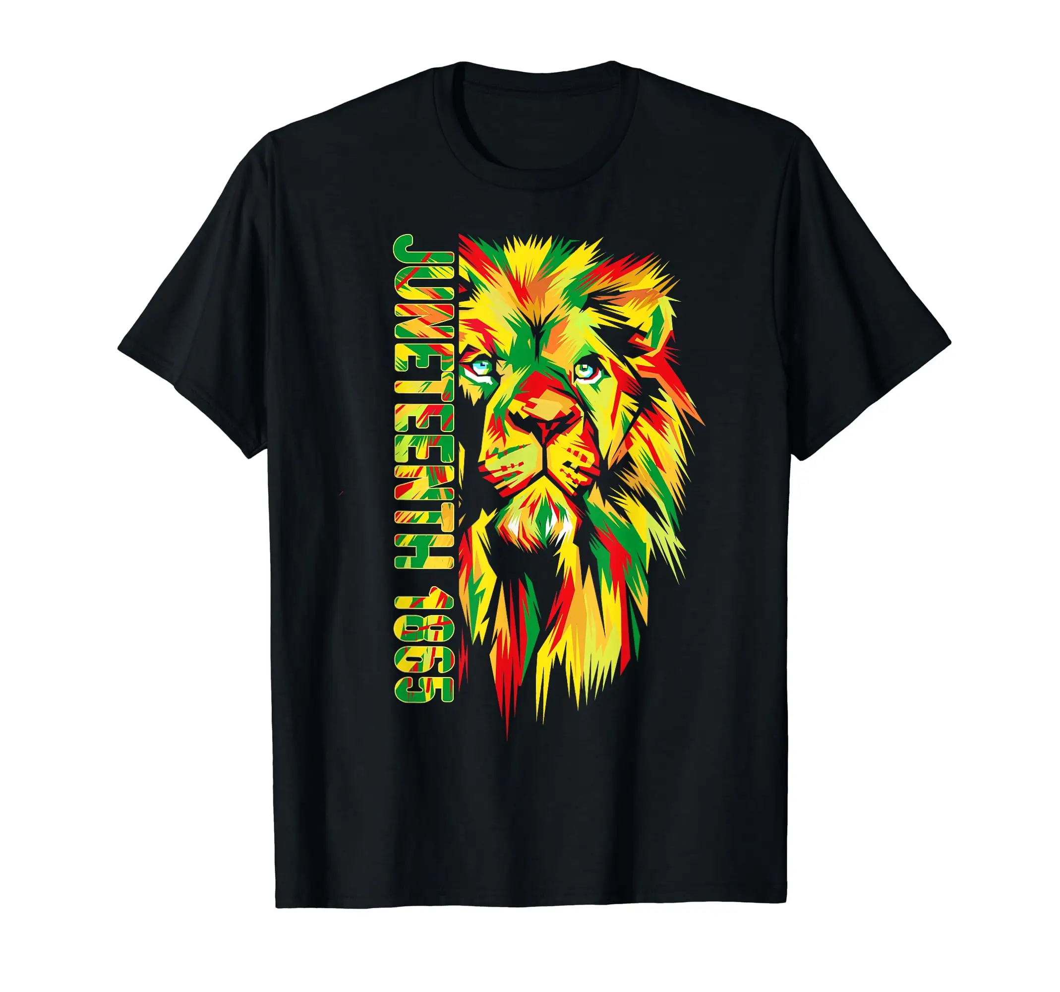 Disesuaikan grosir Rastafarian Reggae satu cinta Lion King Pride kemeja pria katun warna tunggal kaus pria katun