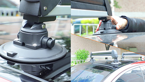 Estante de aleación para portaesquís montado en el techo, estantes de almacenamiento para techo de coche para esquí Snowboard con ventosas desmontables compatibles con OEM/ODM - Product Image 6