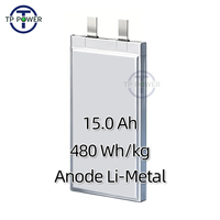 TPENERGY 3.75V 480Wh/kg Anoda Li-Metal Densitas Energi Tinggi Soft Pack NCM Lithium Ion Pouch Cell Baterai Semi Solid State