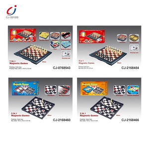 Giáo dục 3 trong 1 chất lượng cao gấp Ludo Hội Đồng Quản trị Trò chơi đồ chơi thiết lập cờ đi du lịch từ cờ vua - Product Image 6