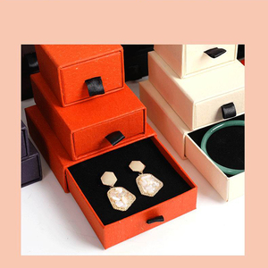 Custom Logo Cardboard <b>Jewelry</b> Gift <b>Box</b> Necklace Drawing <b>Box</b> Package Slide Drawer Paper <b>Box</b> with Black Foam for <b>Jewelry</b> Packaging - Product Image 4