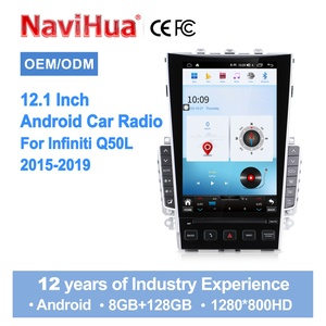 Navihua 12.1" Touch Screen Android Car Radio Carplay Navigation Multimedia Auto Head Unit for Infinity Q50 Q50L 2015-2019 - Product Image 1