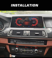 Autoradio Android 14 avec écran tactile de 10,25 pouces, Carplay et Android Auto pour BMW Série 5 F10 F11 CIC NBT