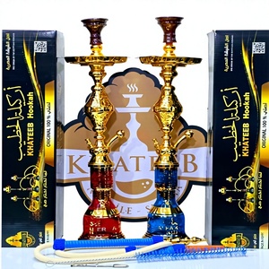 Juego de Shisha Egipcio Tradicional de Oro Premium de 85 cm - Marca Khateeb (Modelo: A1136) - Product Image 2