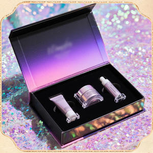 Caja de regalo luminosa para crema de ojos en frasco pequeño negro, caja de embalaje personalizada para productos de cuidado de la piel, caja de regalo personalizada para cosméticos, personalización. - Product Image 4
