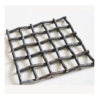 Maille métallique en acier de haute qualité, tissage uni, avec bordure en fil métallique, pour tamis vibrant et filet de découpe, idéale pour le criblage du gravier