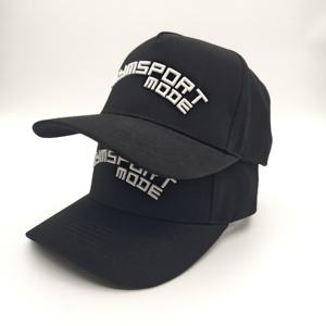 Casquette de baseball unisexe 5 panneaux Oxford de haute qualité, vente en gros, personnalisable, BSCI, OEM, logo brodé incurvé, boucle dorée en cuivre, motif à pois - Product Image 2