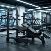 Banc de musculation réglable professionnel pour presse à épaules droite et inclinée - Équipement de musculation pour salle de sport