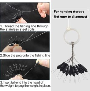 Mollette per tungsteno o verme di piombo/pesi di lancio, fanno rimanere i pesi in posizione saltando, punzonando e lanciando i tuoi rig B10 - Product Image 3