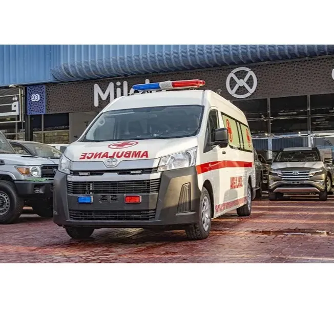 LIMPIO EXTREMADAMENTE LIMPIO USADO 2019-2023 Toyota Hiace Ambulance 3,5 P MT2024 Coche RHD/LHD LISTO PARA ENTREGAR EN LA PUERTA