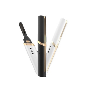 Electric <b>Heated</b> Eyelash Curler Black Hot <b>Comb</b> Eyelash Applicator Mini Eyelash Curler - Product Image 4