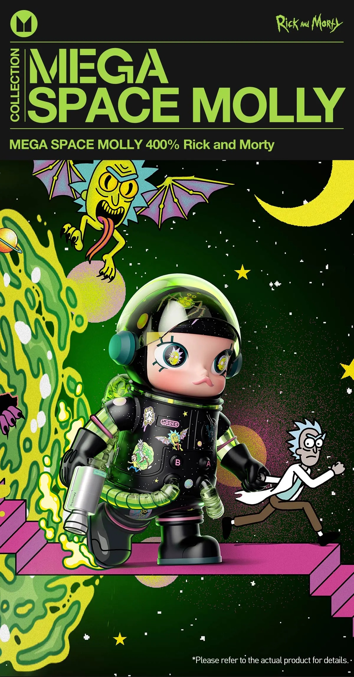 MEGA SPACE MOLLY 400% Rick e Morty