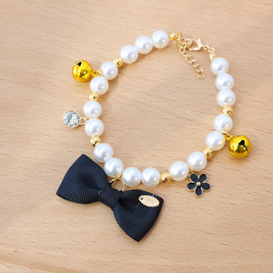 Collana di perle cane nuovo simpatico cartone animato collana di animali domestici - Product Image 5