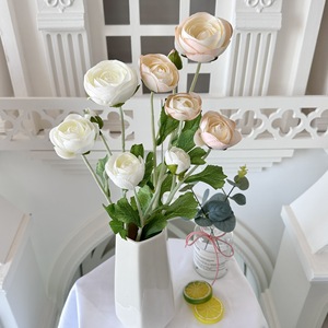 ช่อดอกกุหลาบประดิษฐ์ 5 หัว หลายสี สำหรับตกแต่งบ้านและงานแต่งงาน - Product Image 4
