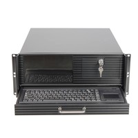Châssis de serveur Rackmount 2 bays hot swap 4U industriel pc atx computer server cases avec écran HD
