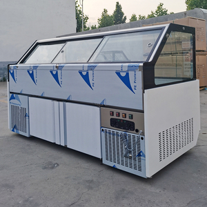 Ticari soğutucu toptan fabrika teslimat vitrin kabinleri Self-service taze gıda soğutucu ekran et ekran soğutucu - Product Image 3