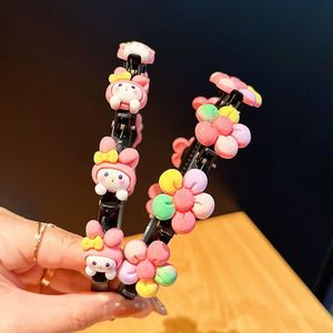 Cute Cartoon Hair <b>Clips</b> For Kids Plastic Resin Anti Slip Headband Daily Use Child Headdress Random Mixed Patterns - Product Image 4