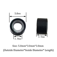 Mehrfarbige 100 Stück 5,0*3,0*3,0mm mit Mikros ilikon gefütterte Ringe/Glieder/Perlen MICRO Ring Link Crimp perlen Haar verlängerung werkzeuge