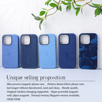 DL casing desainer merek mewah denim gaya retro 15Promax casing ponsel untuk iphone15pro 14pro max 13pro 12 11 Jalan chic keren