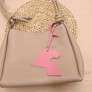 Colgante Decorativo Multicolor con Mapa de Kuwait y Oriente Medio para Bolsos de Mujer - Product Image 1