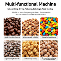 Machine à enrober le chocolat automatique grande capacité, certifiée CE, personnalisable, pour chocolat, cacahuètes et bonbons