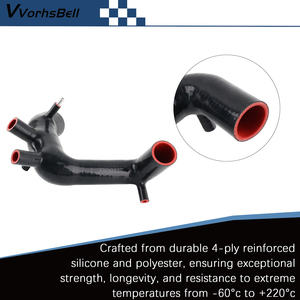 Manguera de Admisión de Aire de Silicona de Alto Rendimiento para VW MK4 Jetta Golf Beetle Audi AIM013-BK - Product Image 2