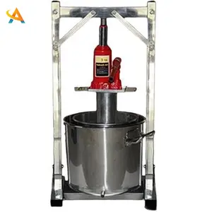 Máquina de suco de vinho/prensa hidráulica manual para uso caseiro