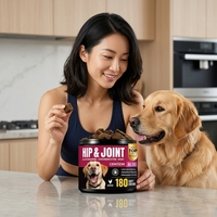 Friandises à mâcher pour chiens et chats, pour la santé des hanches et des articulations, avec glucosamine, soutien immunitaire et digestion sensible, 2,5 g, OEM ODM