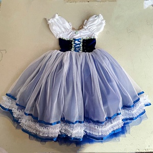 Robe longue <span class=keywords><strong>blanche</strong></span> de haute qualité professionnelle, style tutu romantique pour spectacle sur scène, filles, enfants, <span class=keywords><strong>danse</strong></span> de ballet - Product Image 4